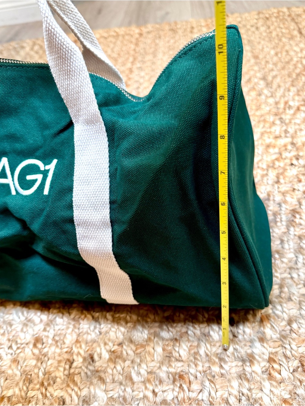 AG1 Green Canvas Tote - Picture 3 of 6